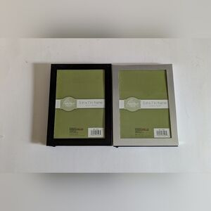 Frames Photo Frames Black Silver 5x7 Photo Frames Bundle Of Two Stand Or Wall